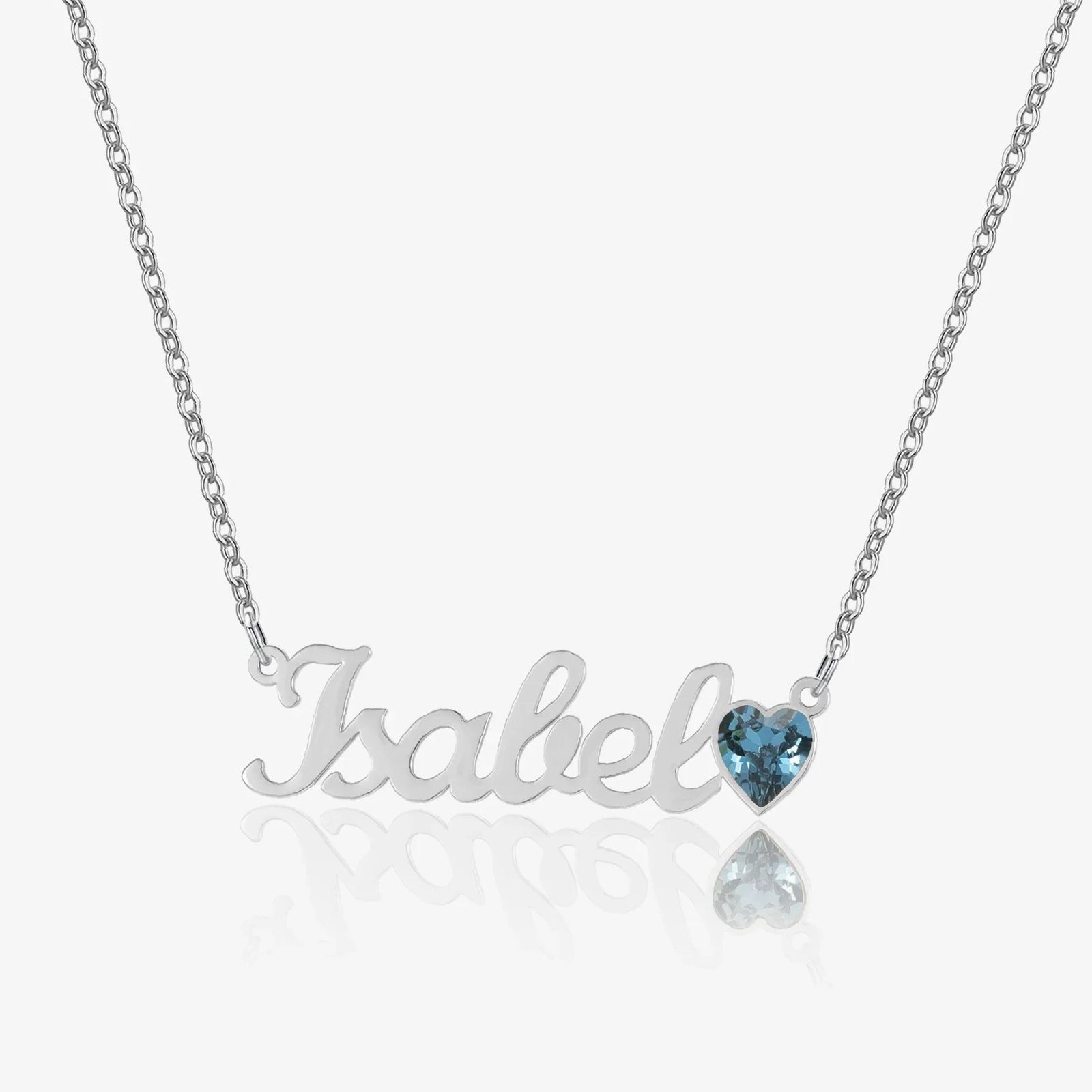 Eng ravely Birthstone Name Necklace - Image 7