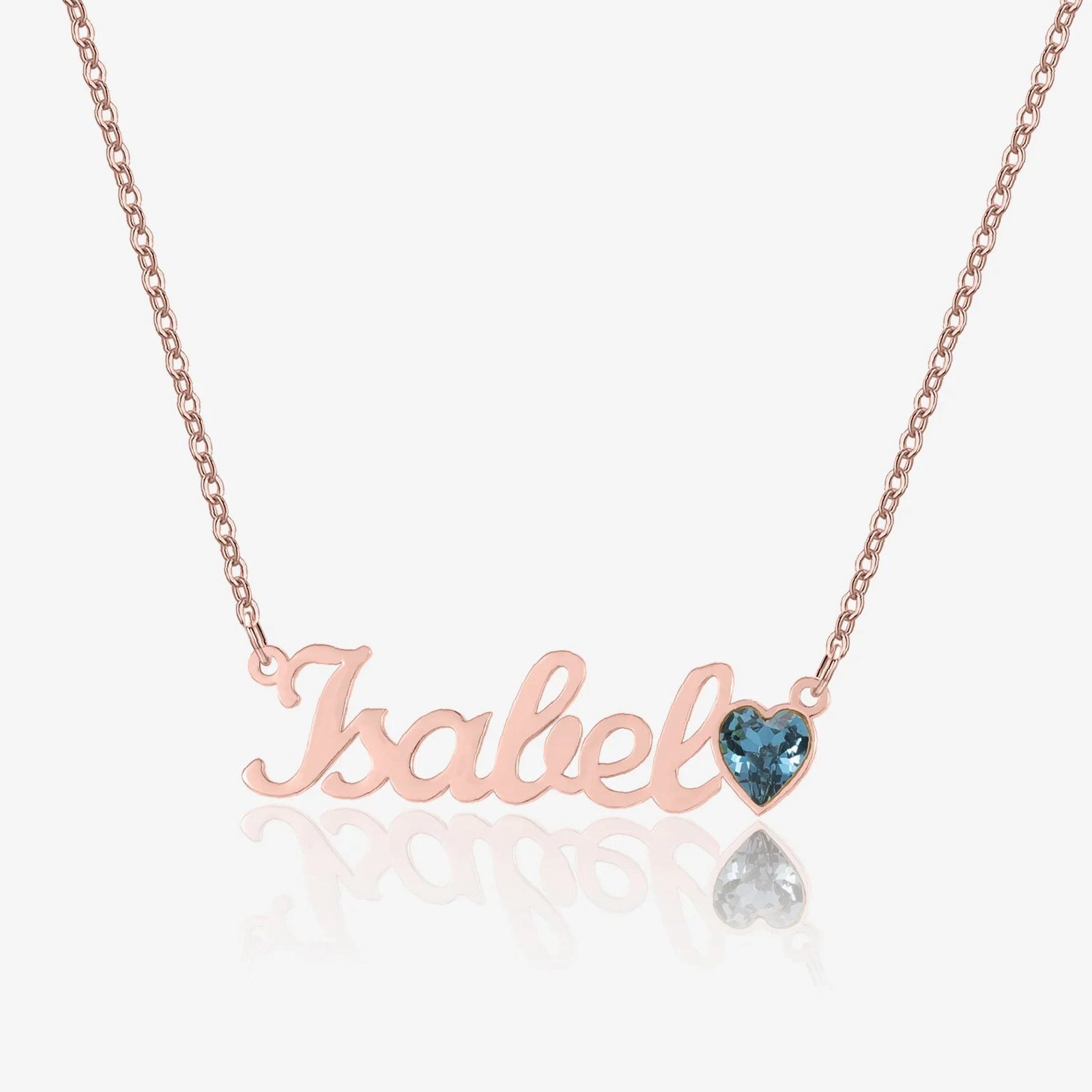 Eng ravely Birthstone Name Necklace - Image 8