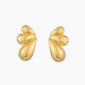 Butterfly Wing Drop Earrings | Custom Premium Metal Alloy Earrings - Engravely