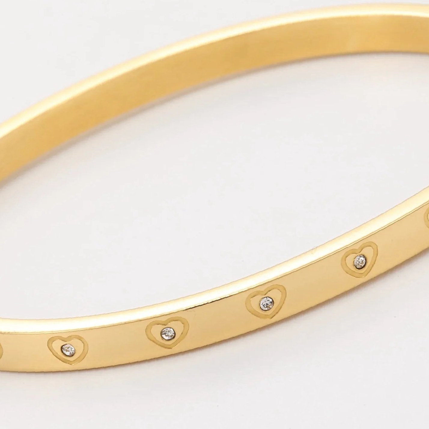 Crystal Bangle Bracelet | Custom Premium Metal Alloy Bracelet - Engravely - Image 3