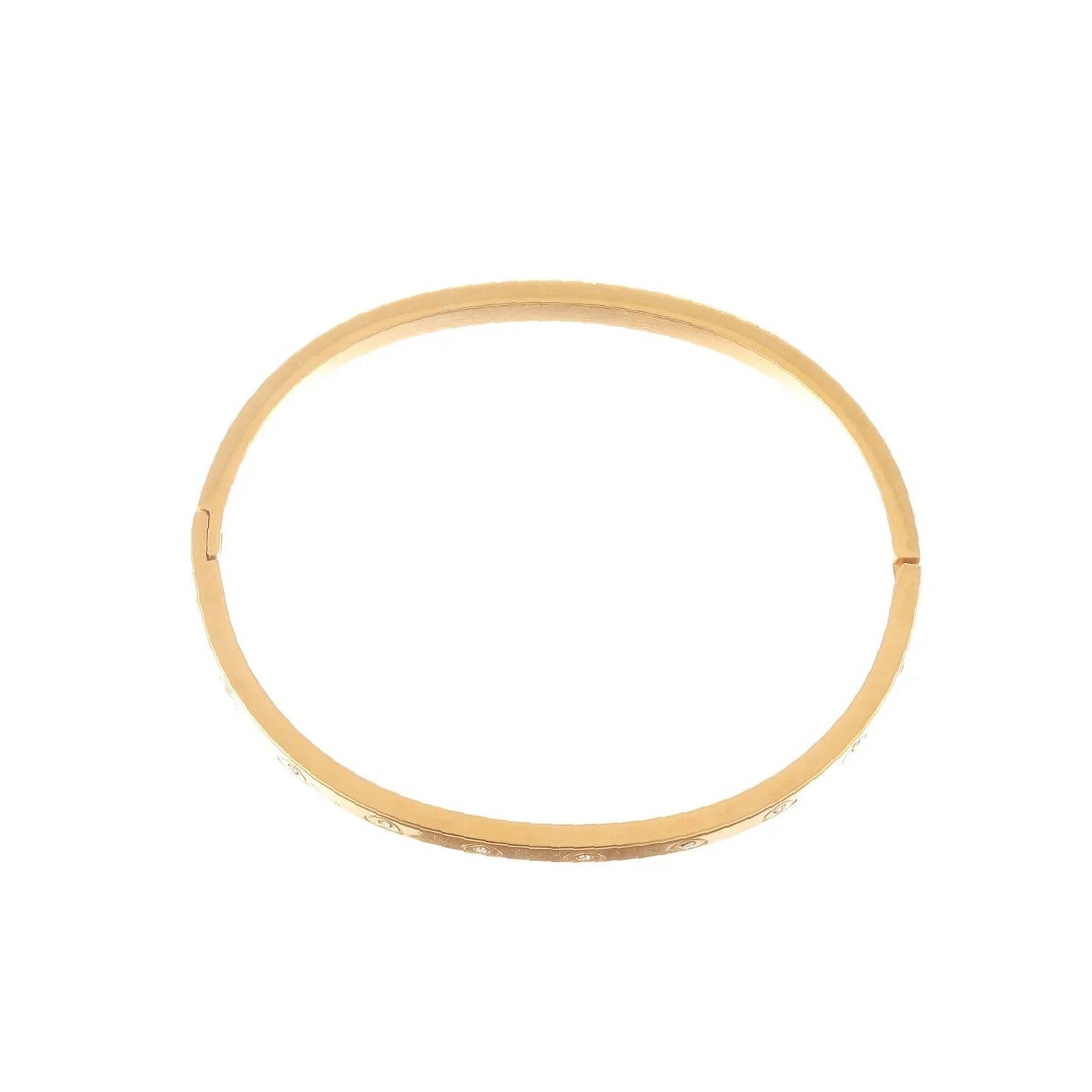 Crystal Bangle Bracelet | Custom Premium Metal Alloy Bracelet - Engravely - Image 5