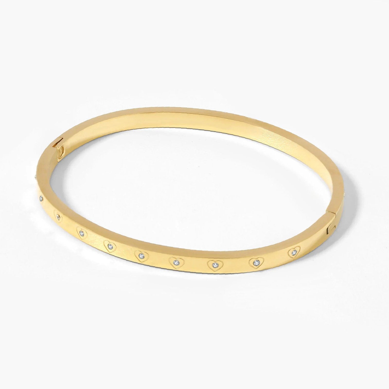 Crystal Bangle Bracelet | Custom Premium Metal Alloy Bracelet - Engravely - Image 7