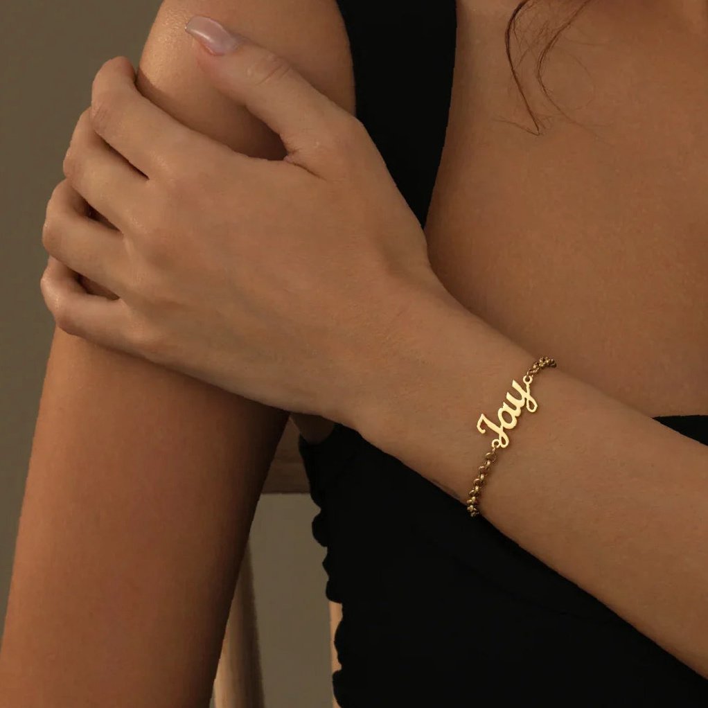 Custom Name Bracelet | Custom Premium Metal Alloy Bracelet - Engravely - Image 3