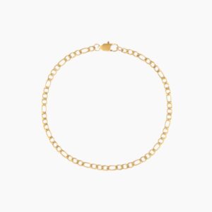 Figaro Anklet - 3mm | Custom Premium Metal Alloy Anklet - Engravely