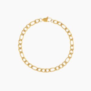 Figaro Bracelet - 5mm | Custom Premium Metal Alloy Bracelet - Engravely