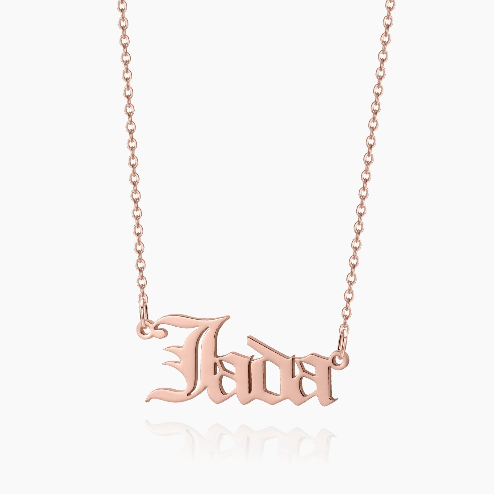Gothic Name Necklace | Custom Premium Metal Alloy Name Necklace - Engravely - Image 7