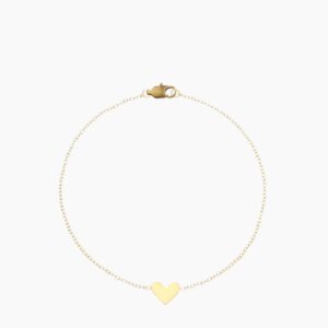 Heart Anklet | Custom Premium Metal Alloy Anklet - Engravely