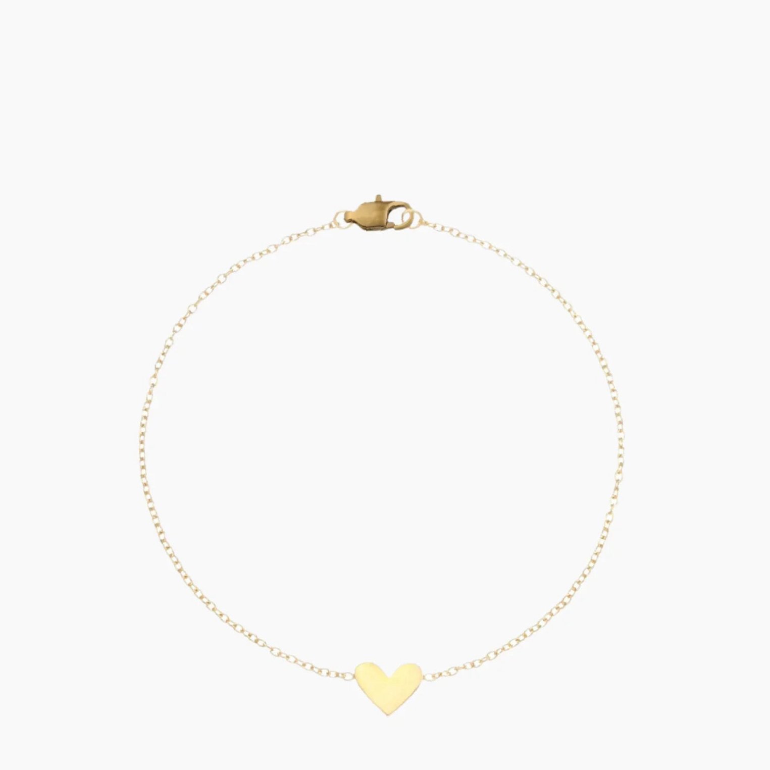 Heart Anklet | Custom Premium Metal Alloy Anklet - Engravely