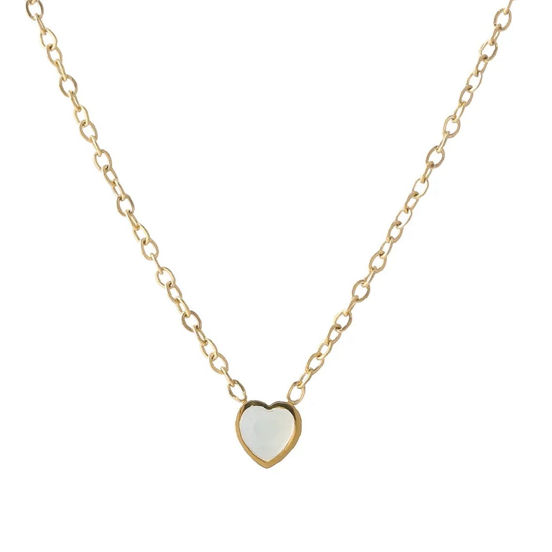 Eng ravely Heart Birthstone Necklace - Image 6