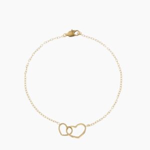 Heart Link Anklet | Custom Premium Metal Alloy Anklet - Engravely