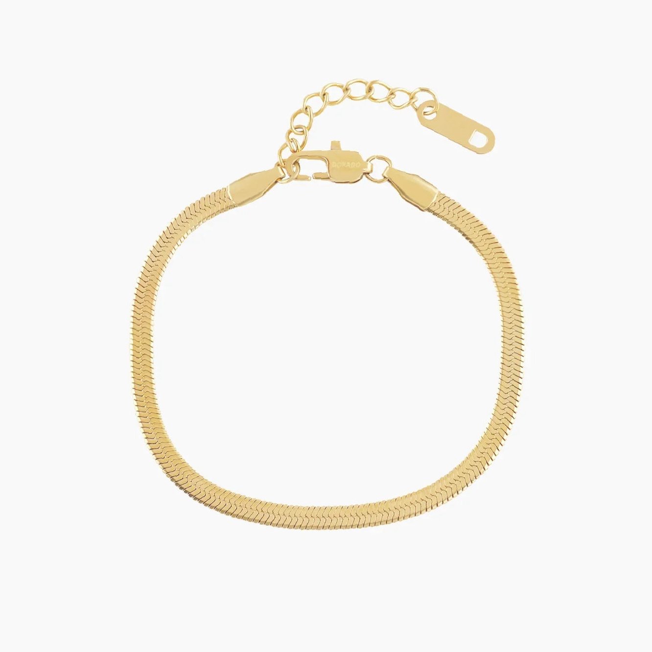 Herringbone Bracelet - 4mm | Custom Premium Metal Alloy Bracelet - Engravely