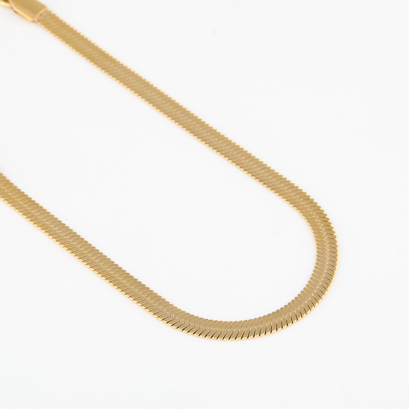 Herringbone Bracelet - 4mm | Custom Premium Metal Alloy Bracelet - Engravely - Image 6