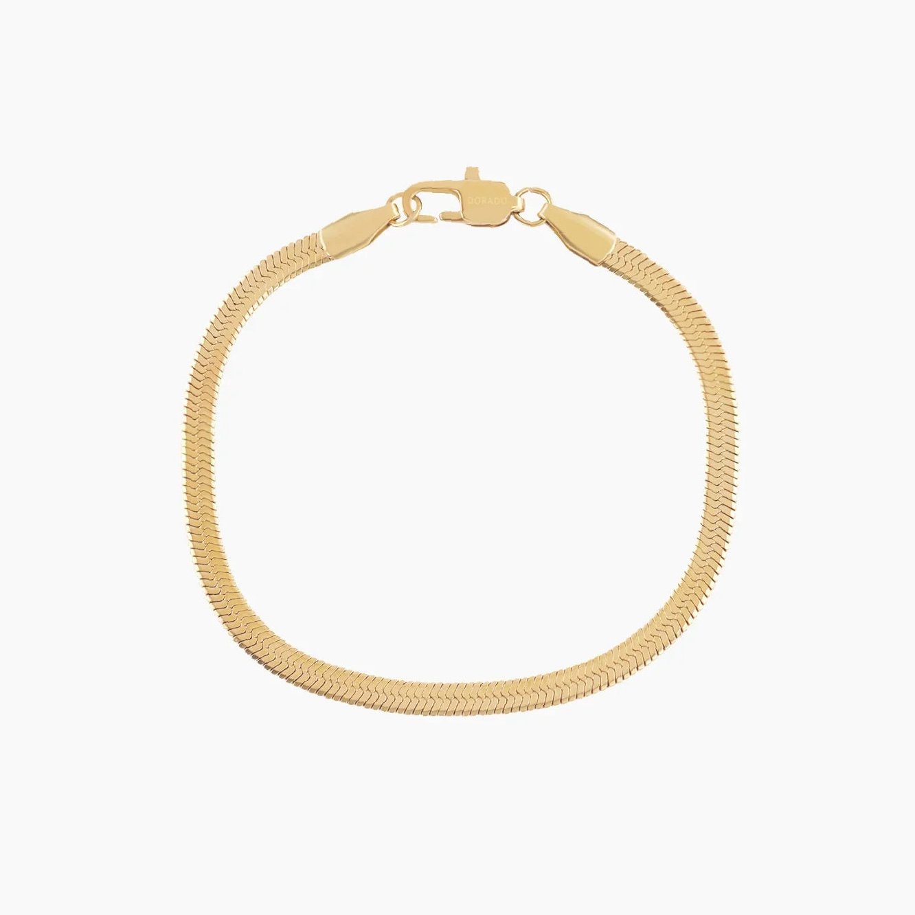 Herringbone Bracelet - 4mm | Custom Premium Metal Alloy Bracelet - Engravely - Image 8