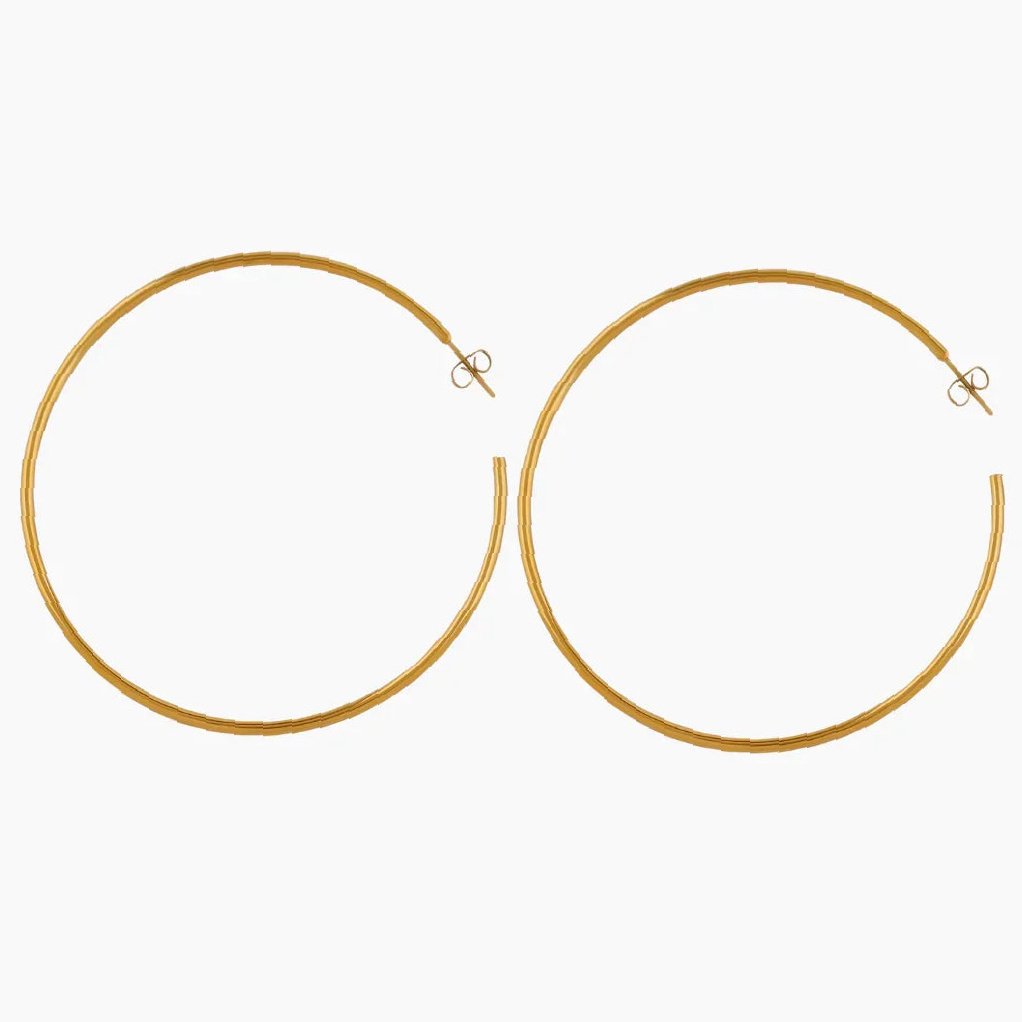 Hoop Earrings | Custom Premium Metal Alloy Earrings - Engravely