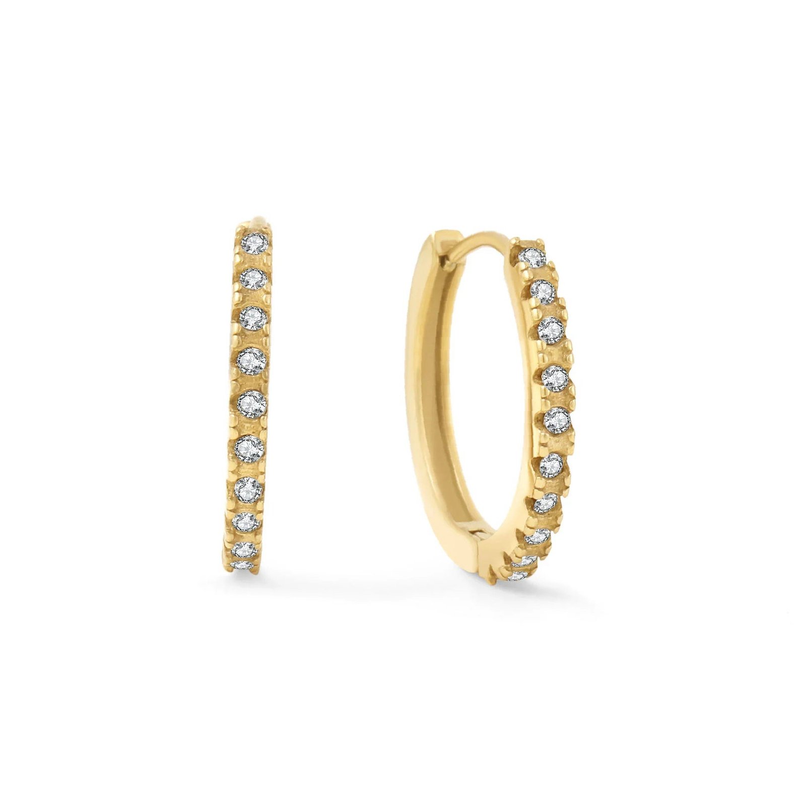 Eng ravely Iced Eternity Earrings - Image 4