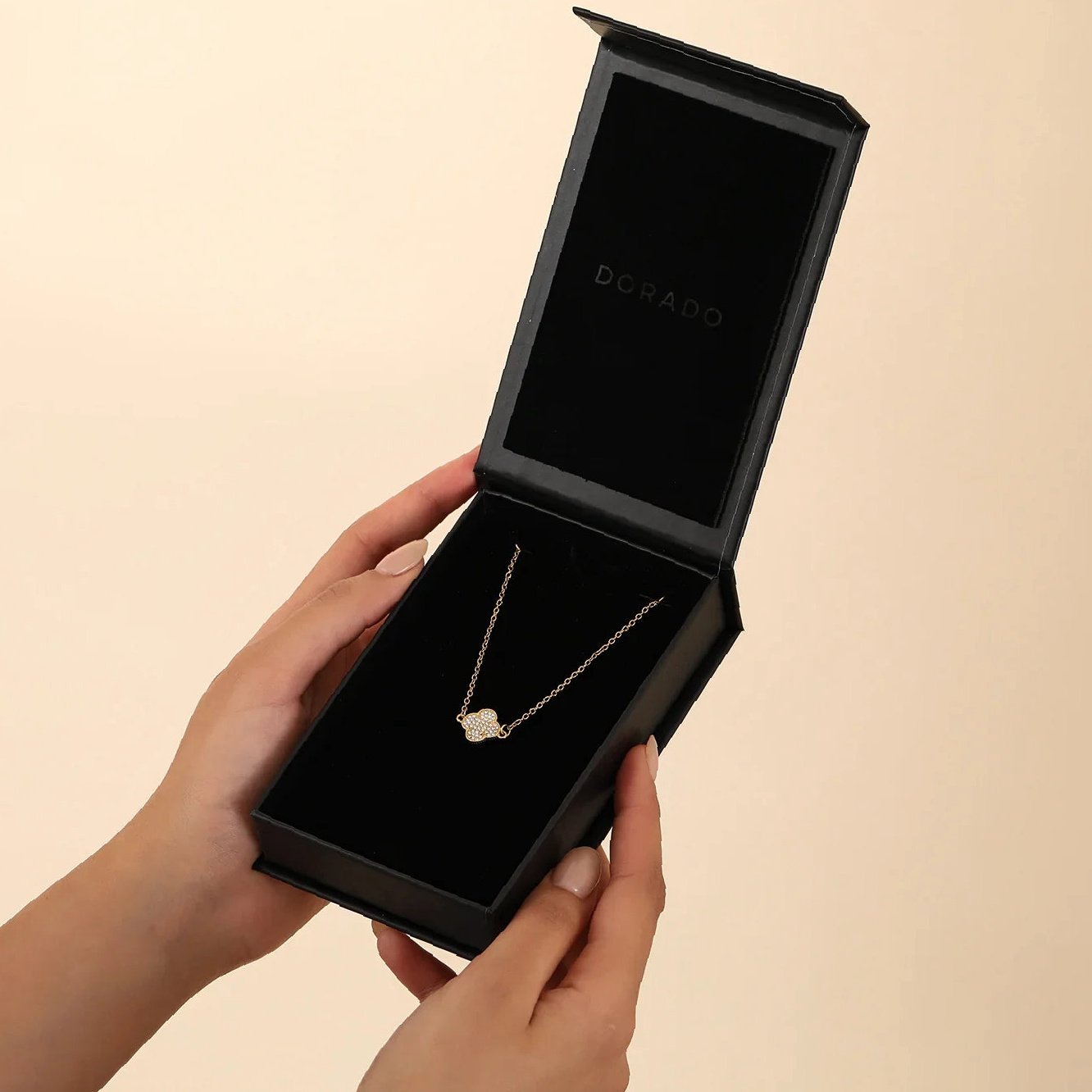 Iced Lucky Pendant Necklace | Custom Premium Metal Alloy Name Necklace - Engravely - Image 2