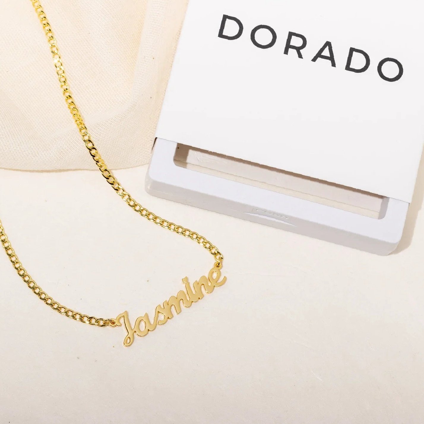 Custom Name Necklace w/ Cuban Chain | Kids Custom Stainless Steel Jewelry - Engravely - Image 3