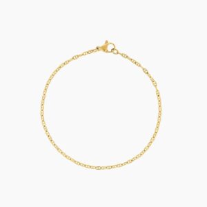 Mariner Chain Bracelet - 2mm | Custom Premium Metal Alloy Name Necklace - Engravely