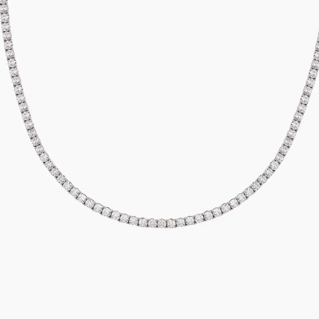 Mens Tennis Chain - 4mm | Custom Premium Metal Alloy Name Necklace - Engravely - Image 6