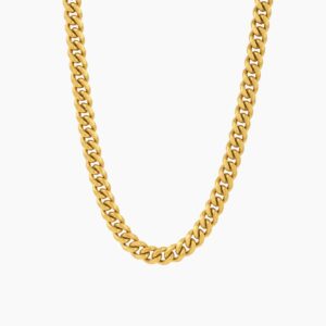 Mens Miami Cuban Link Chain - 10mm | Custom Stainless Steel Name Necklace - Engravely