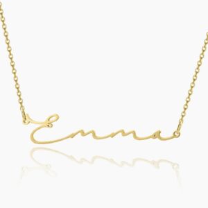 Eng ravely Mon Petit Name Necklace