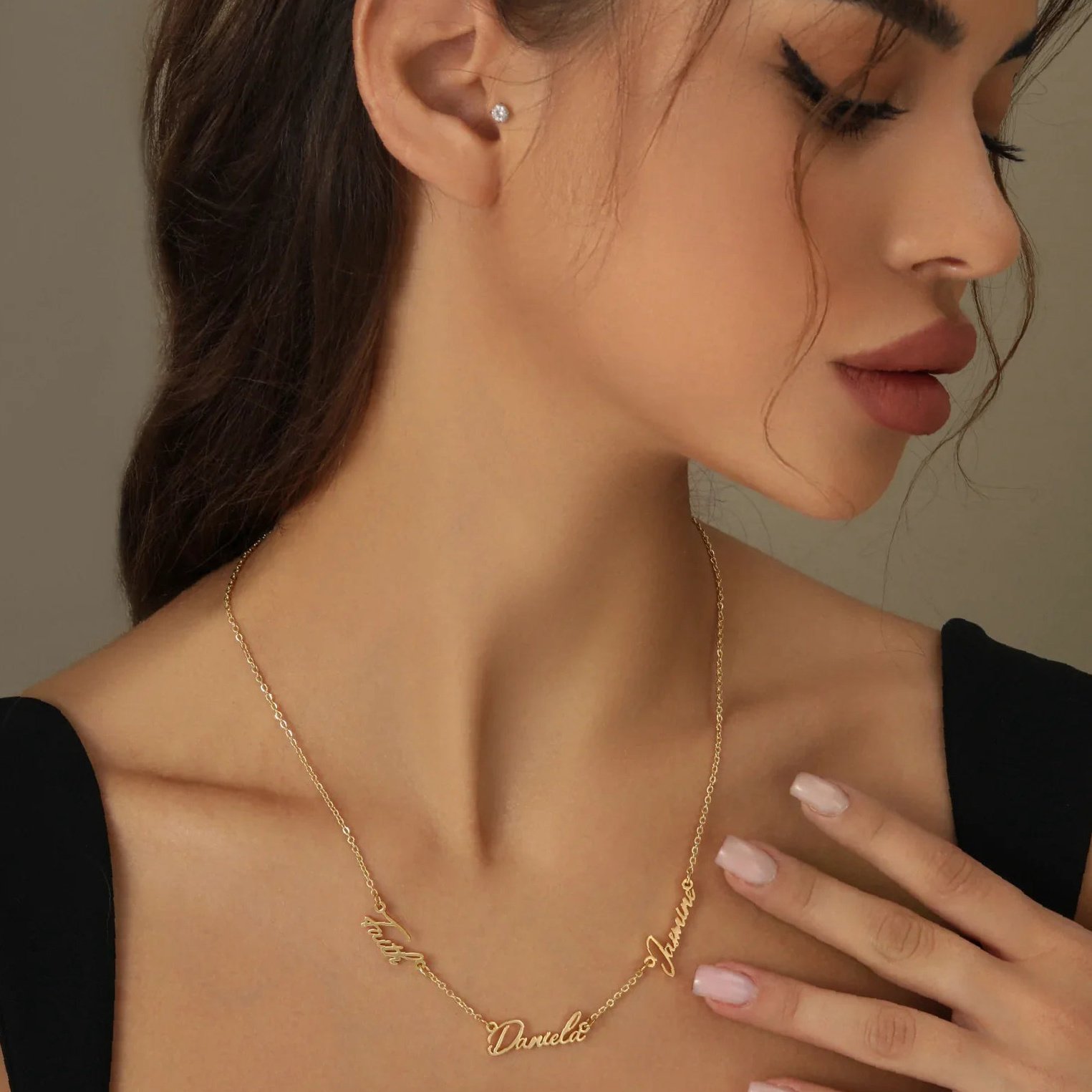 Eng ravely Multi Name Necklace - Image 3