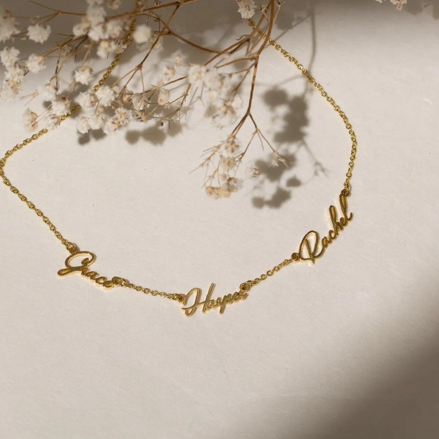 Eng ravely Multi Name Necklace - Image 5