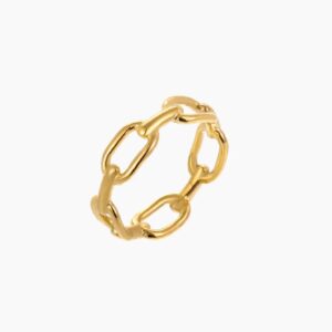 Paper Clip Ring | Custom Premium Metal Alloy Ring - Engravely