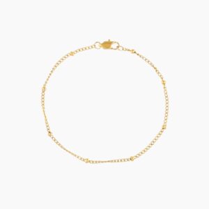 Satellite Chain Anklet | Custom Premium Metal Alloy Name Necklace - Engravely
