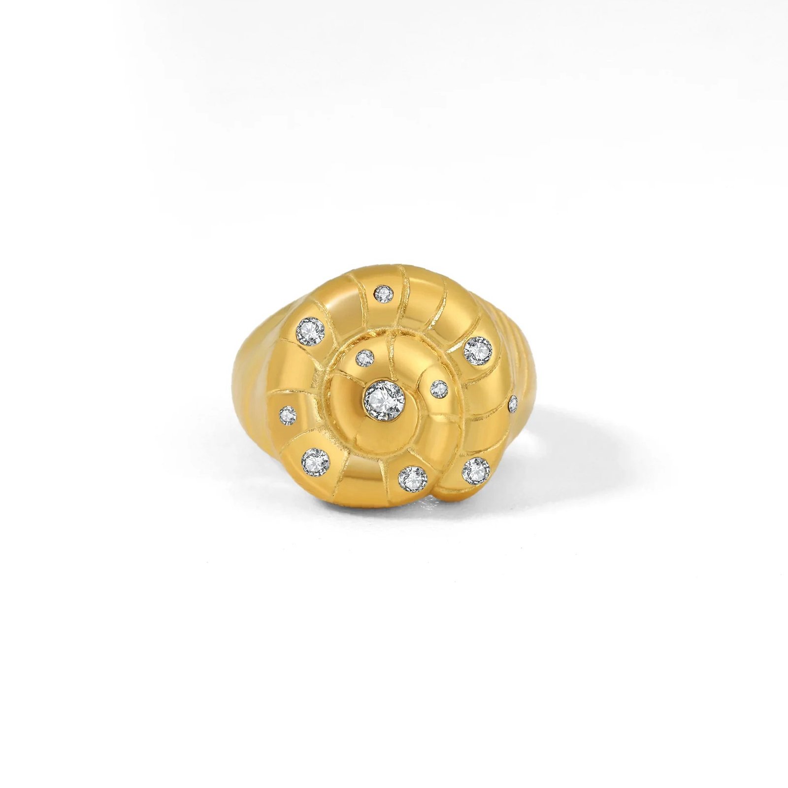 Seashell Ring | Custom Premium Metal Alloy Ring - Engravely - Image 3