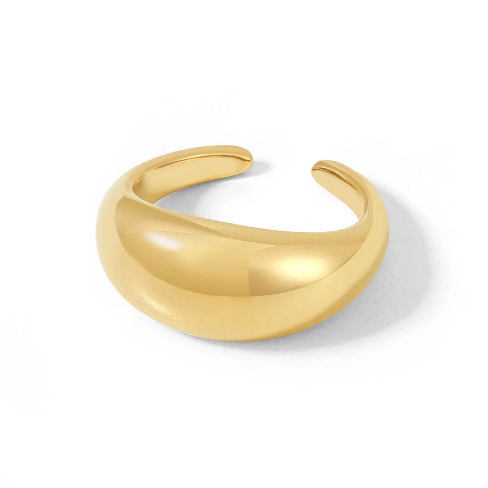 Slim Bold Dome Ring | Custom Premium Metal Alloy Ring - Engravely - Image 6