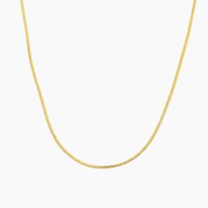 Snake Chain Necklace | Custom Premium Metal Alloy Name Necklace - Engravely
