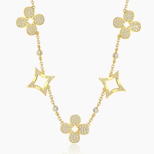 Stella Ventura Necklace | Custom Premium Metal Alloy Name Necklace - Engravely
