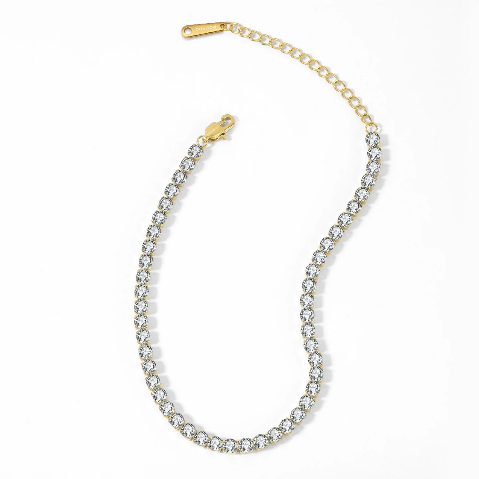 Tennis Anklet - 4mm | Custom Premium Metal Alloy Anklet - Engravely - Image 6