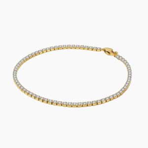 Tennis Bracelet - 2mm | Custom Premium Metal Alloy Bracelet - Engravely