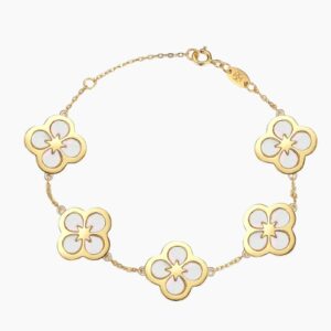 Eng ravely Ventura Clover Bracelet