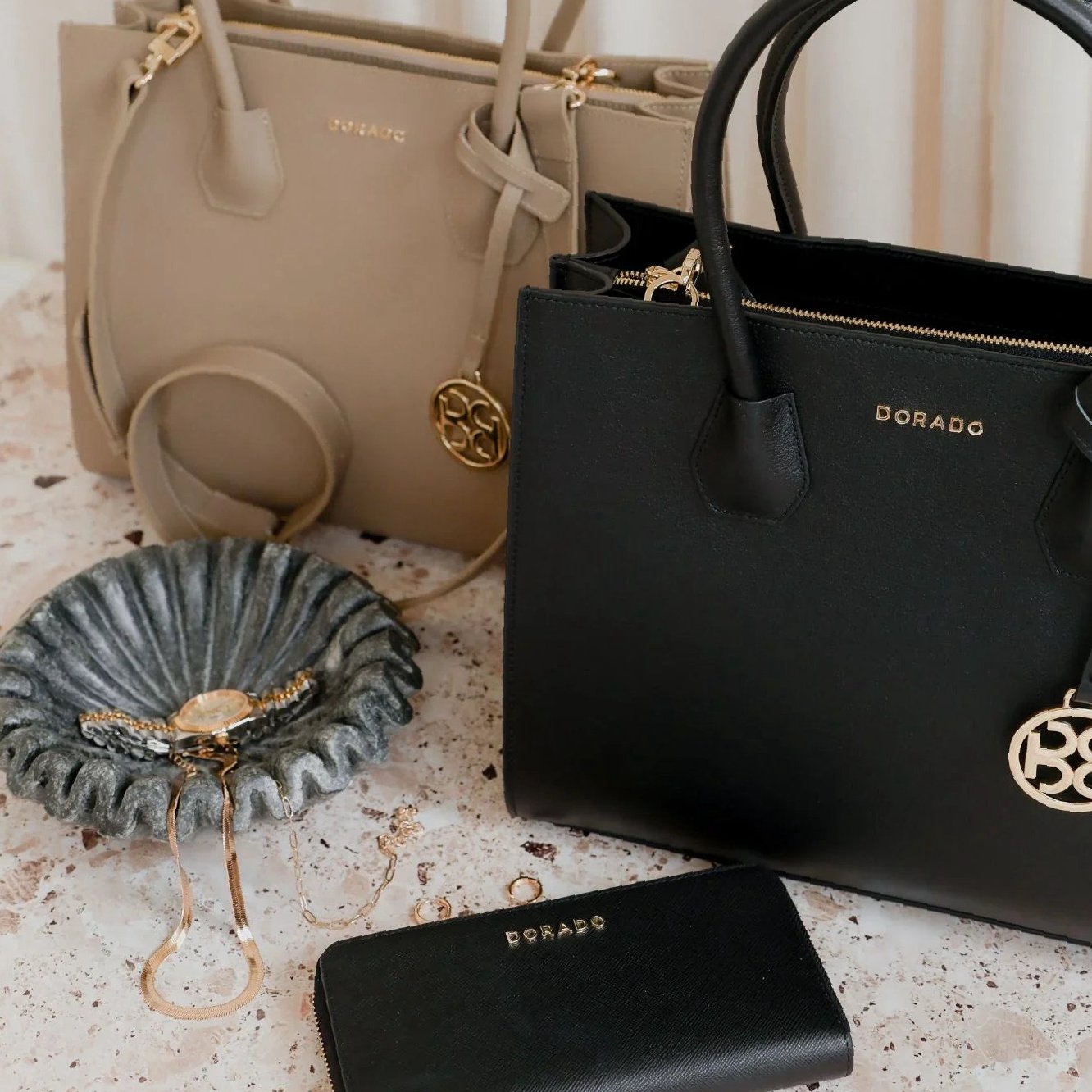 Vastella Tote Bag - Black | Engravely Custom Premium Metal Alloy Jewelry - Image 5