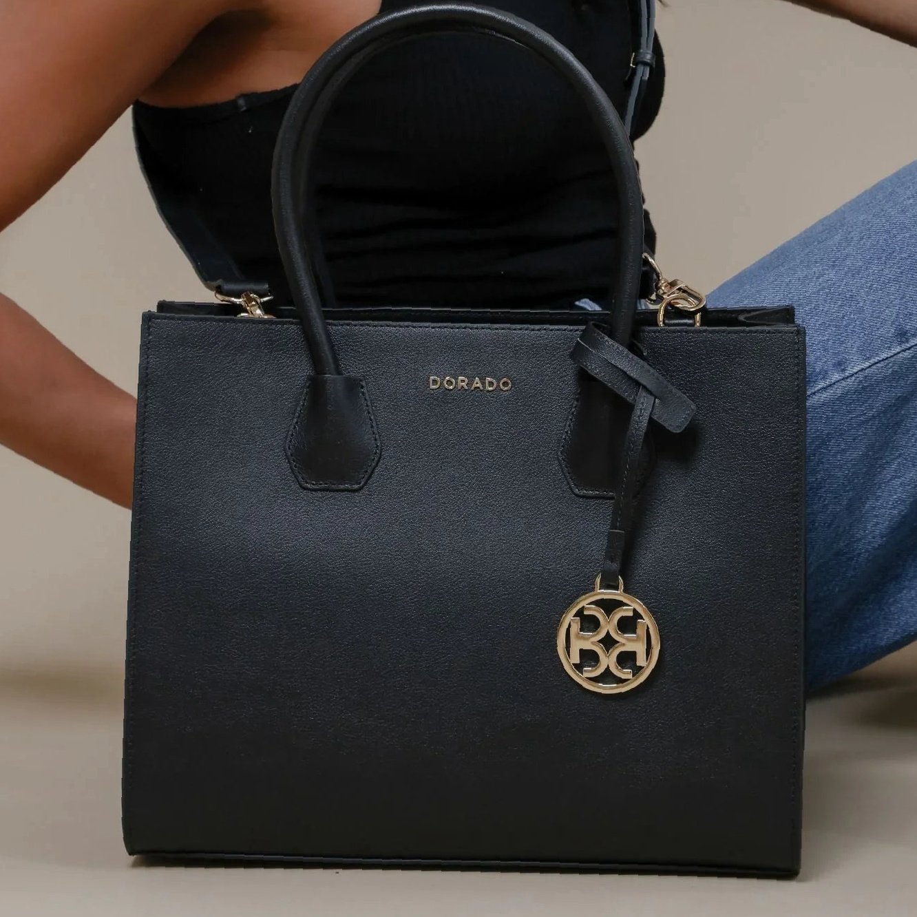 Vastella Tote Bag - Black | Engravely Custom Premium Metal Alloy Jewelry - Image 7
