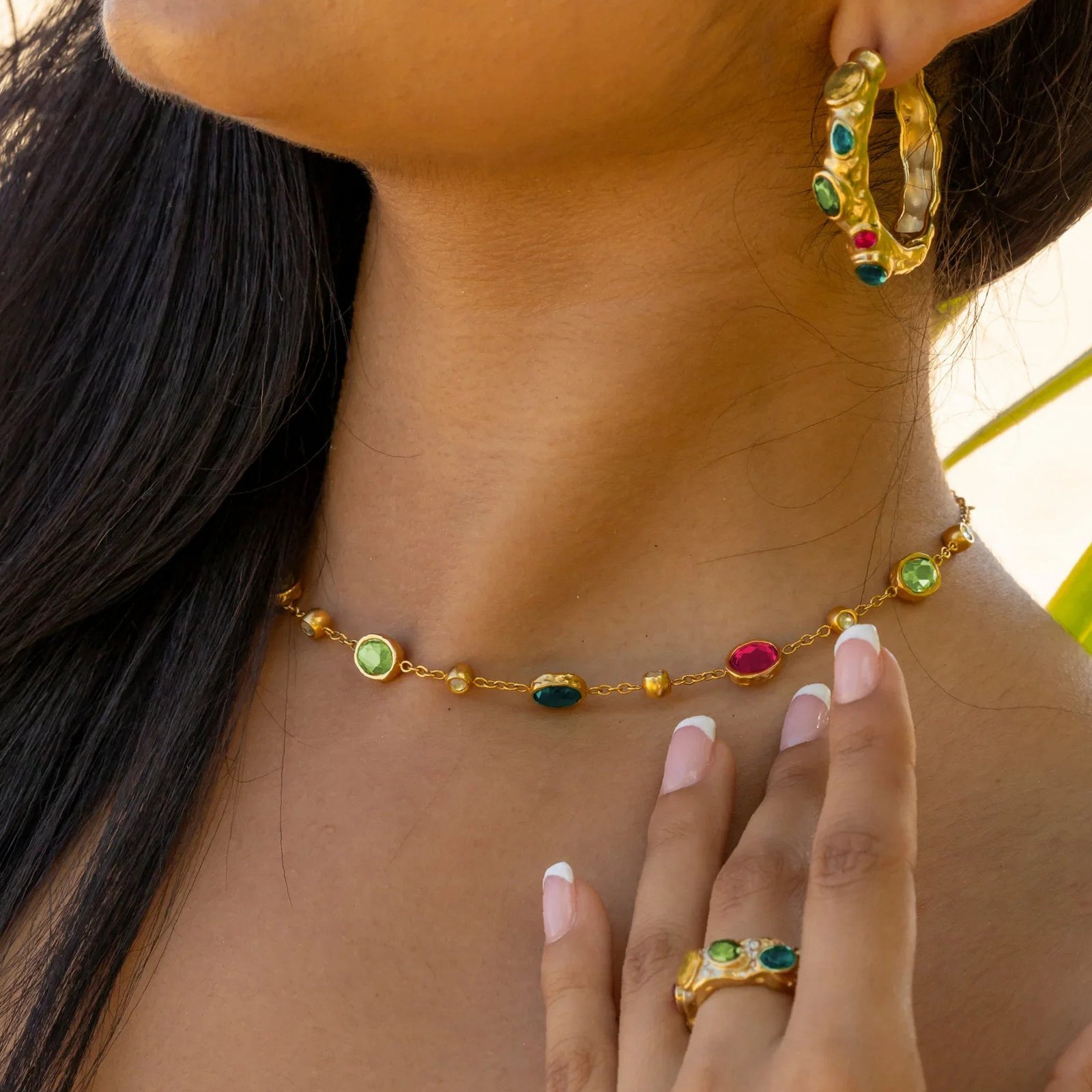 Viva Color Necklace | Custom Premium Metal Alloy Name Necklace - Engravely - Image 2
