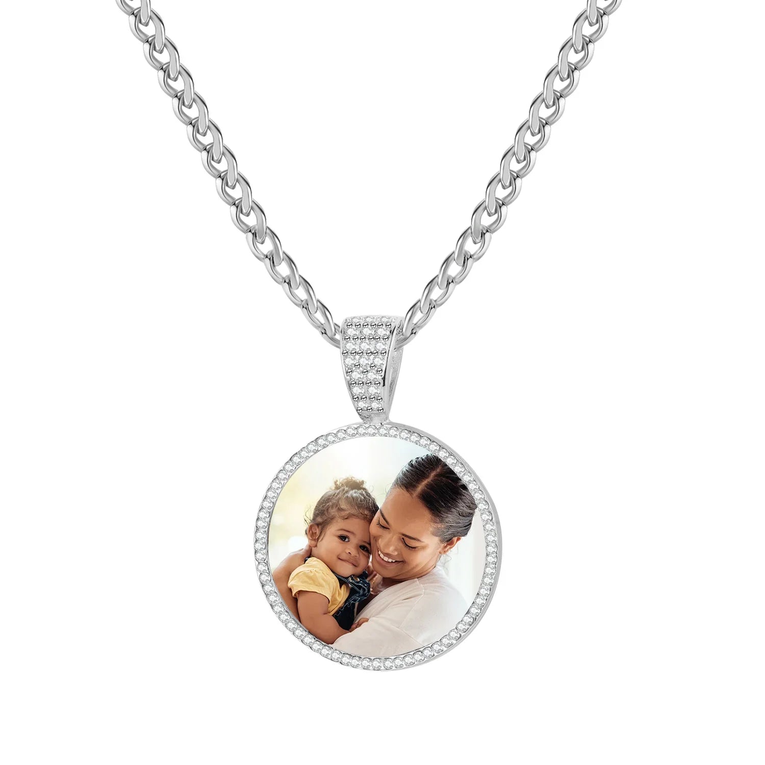 Iced Photo Pendant W Cuban Chain - Image 10