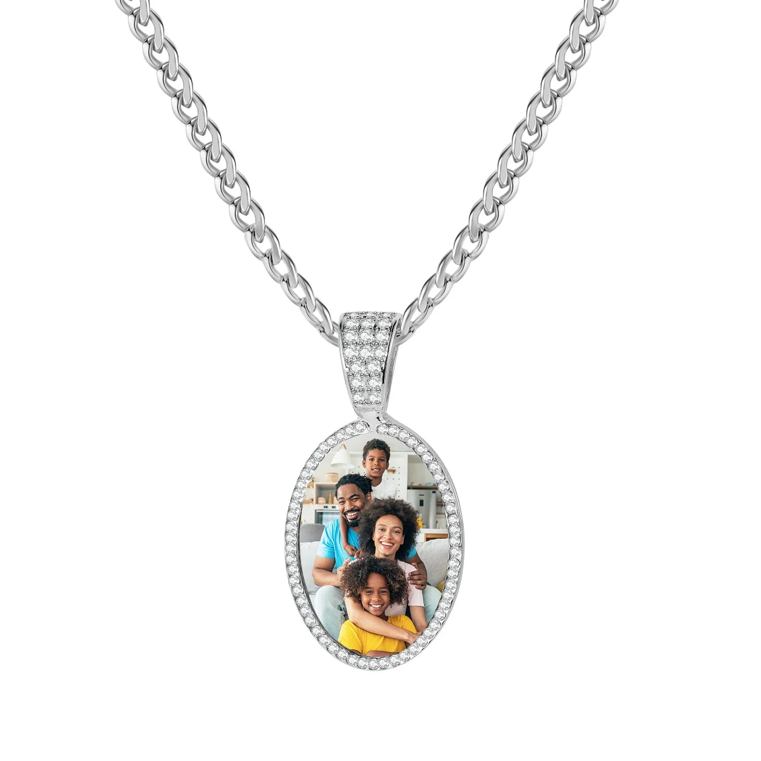 Iced Photo Pendant W Cuban Chain - Image 12