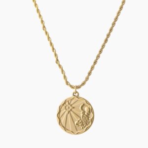 Zodiac Coin Necklace