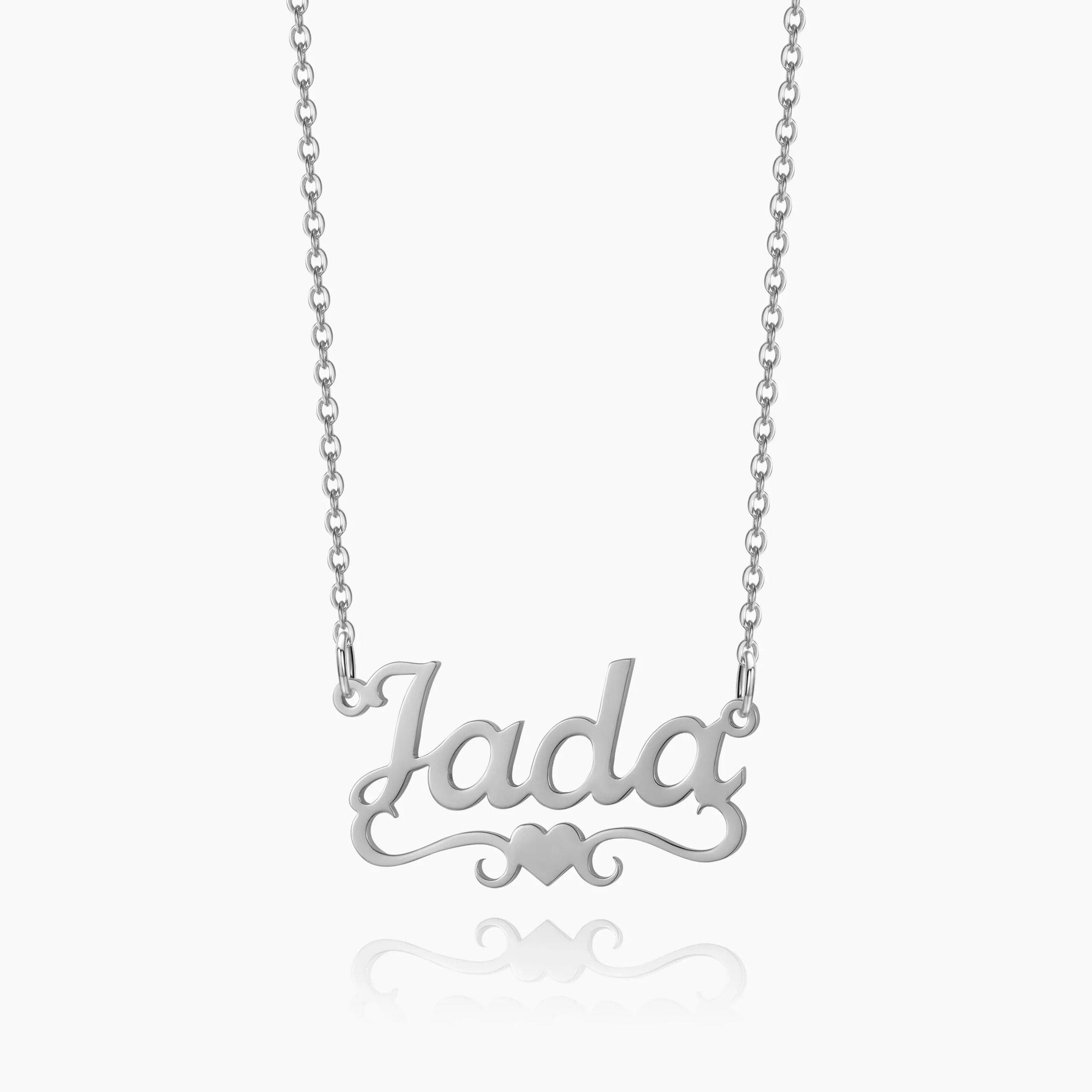 Title Heart Name Necklace - Image 7