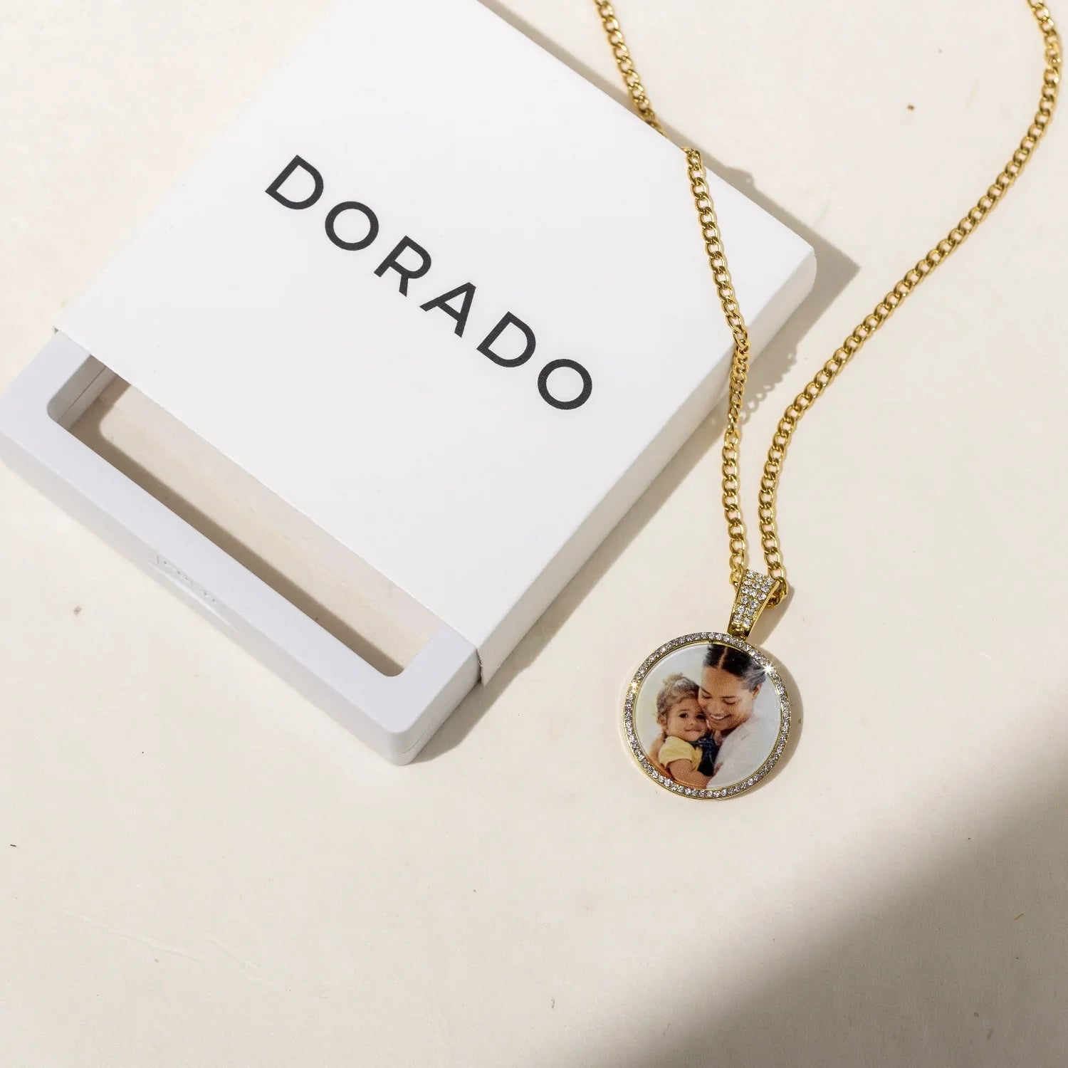 Iced Photo Pendant W Cuban Chain - Image 2